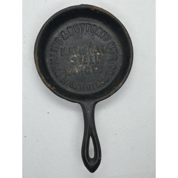 Philips Other - Vintage Phillips Buttoref National Steel Ranges Nashville Mini Skillet Cast Iron